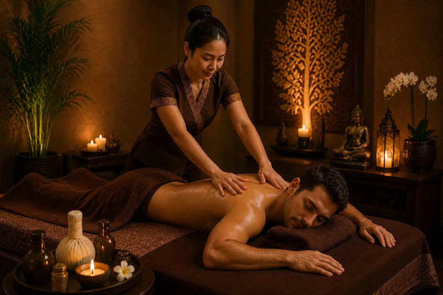 Comparison of massage styles available for home booking in Dubai