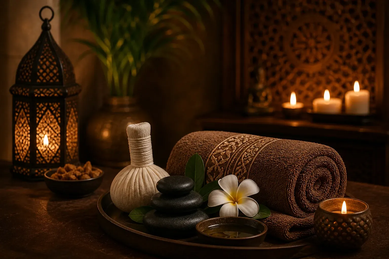 Certified therapist preparing for a safe home massage appointment in Dubai